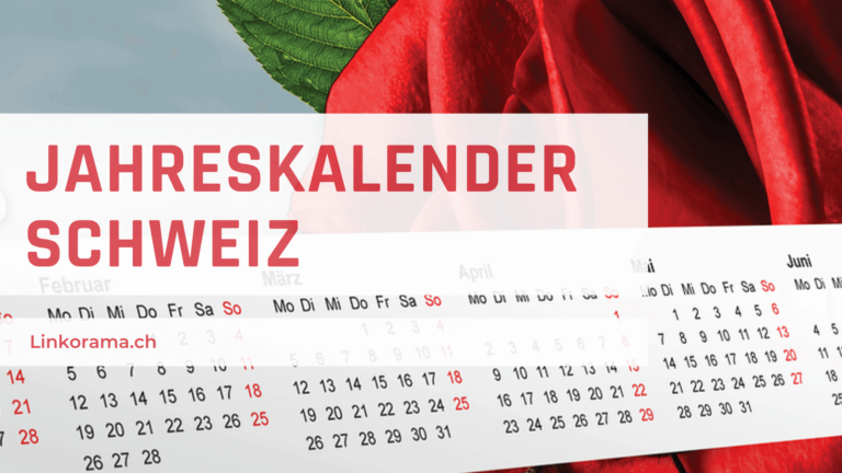 Kalender 2021 - (Excel) mit KW und Feiertagen Schweiz ...