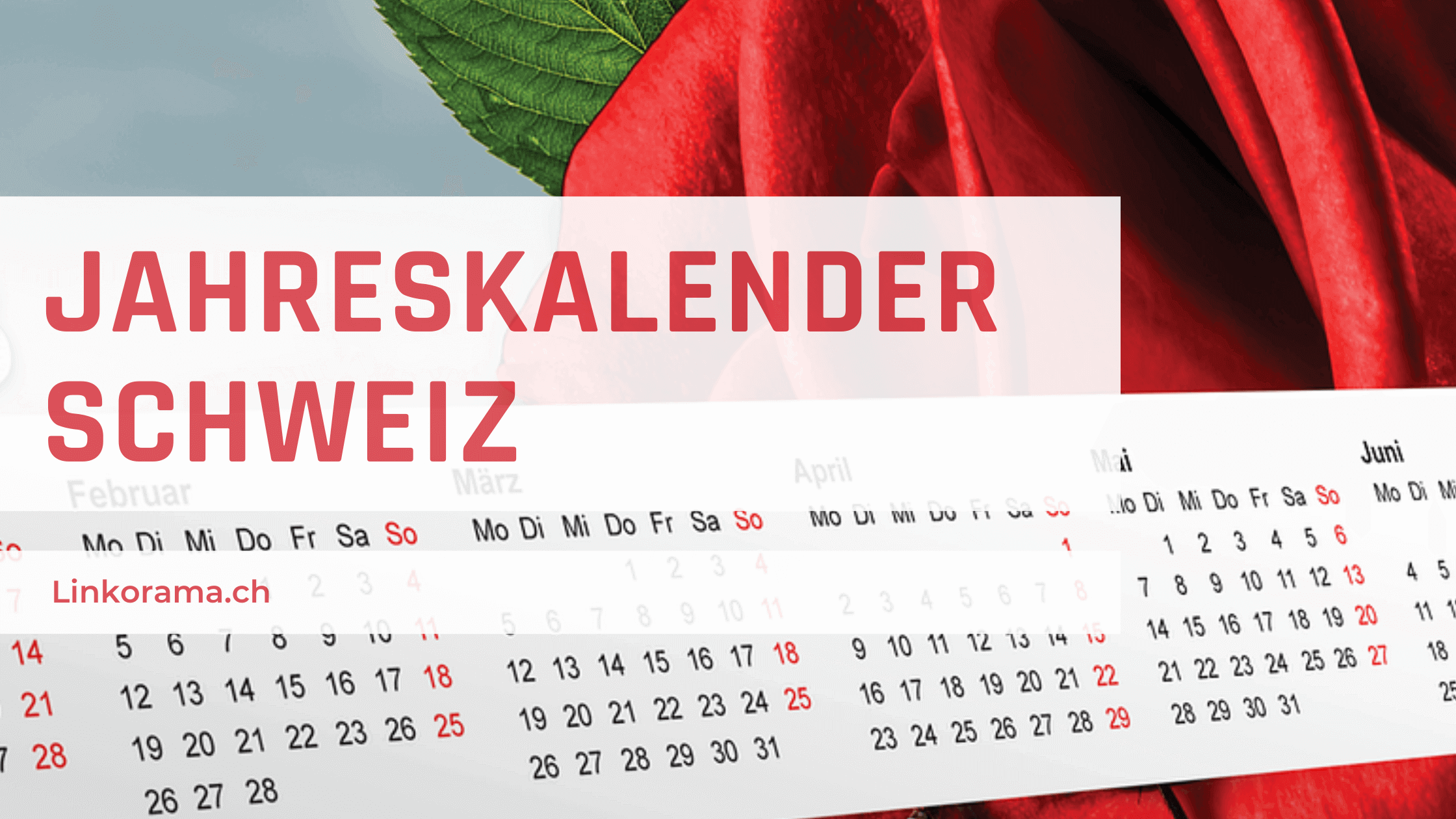 Jahreskalender Schweiz